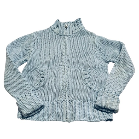 GAP Light Blue Kids Knit Sweater - Picture 1 of 4